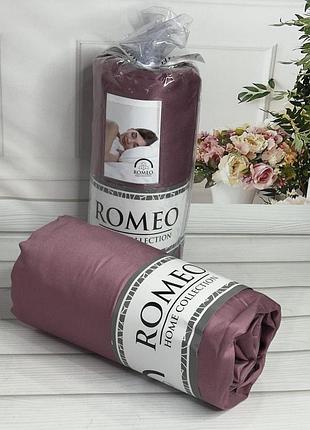 180х200см., сатиновая простыня на резинке с наволочками. 100% хлопок. romeoтурция. duz murdum