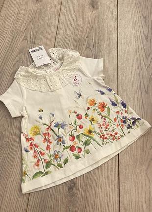 Нова футболка 3-6 міс