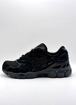 Кросівки asics gel nyc black gore-tex термо