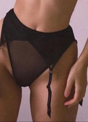 Трусики стрінги і пояс для панчіх
