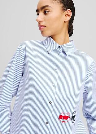 Рубашка рубашка блуза karl lagerfeld оригинал xs, s