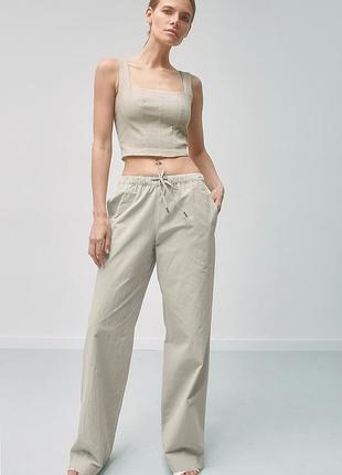 Брюки stimma рейбел колір глясе