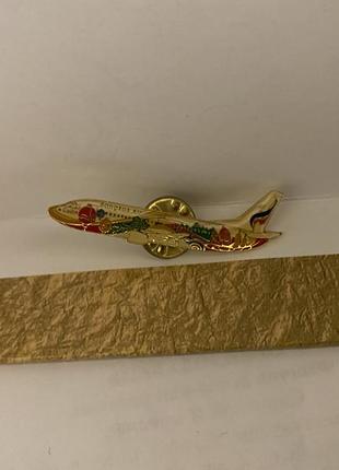 Значок-пин самолёт