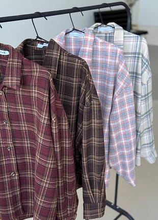 Сорочка в клітинку