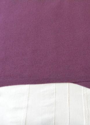 Большой шарф палантин cashmere collection фиолетовый 202х64,57 фото