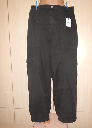 Широкие брюки легкий деним new look p.54(18)