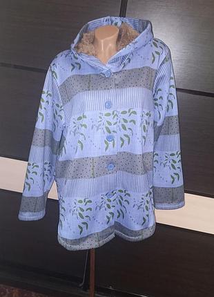 Теплая рубашка с капюшоном на меху