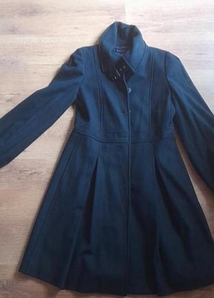 Пальто-миди бренд mexx, новейший р.s/m. оригинальный дизайн. 80% шерсти, 20% полиамид.