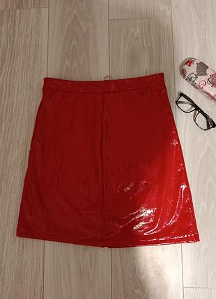 Юбка кожзам латекс