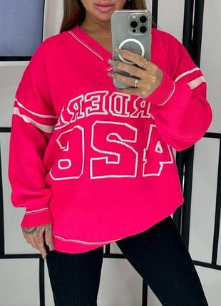 Распродажа 🏷 турецкий яркий оверсайз удлиненный свитер мирер джемпер с цифрами