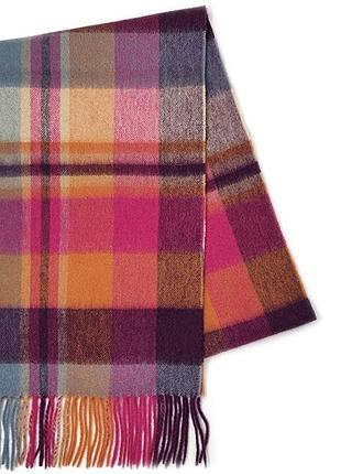 🧣 кашемировый шарф edinburgh в клетку 100% кашемир