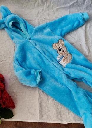 Костюм блакитний з мишкою для немовлят