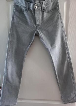 Джинси світло сірі слим