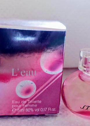 Миниатюра миниатюра s.t. dupont leau pour femme.оригинал.
