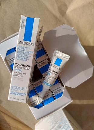 Заспокійливий зволожуючий крем для очей la roche -posay