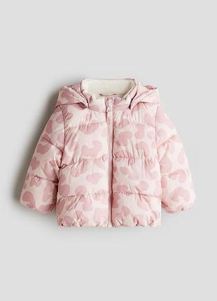 Курточки эврозима h&amp;m на флисе рост от 80 до 104 см