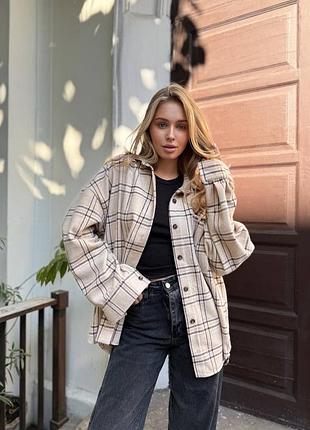Oversize рубашка из байки - твой must have этого сезона!