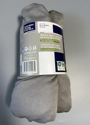 Простирадло на резинці, простирадло мікрофібра livarno