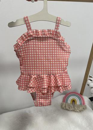 Классный купальник nutmeg, слитный купальник, сдельный купальник, купальник, купальник с рюшей