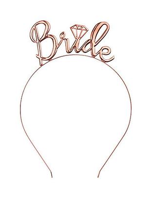Обруч "bride" кольору рожеве золото