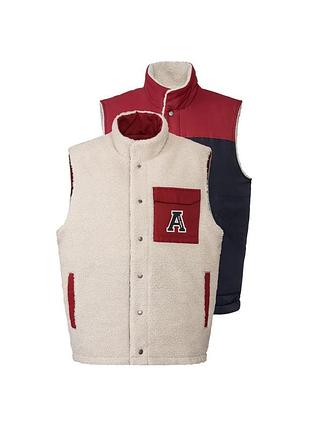 Двусторонний мужской жилет livergy®. из мягкой искусственной кожи ягненка