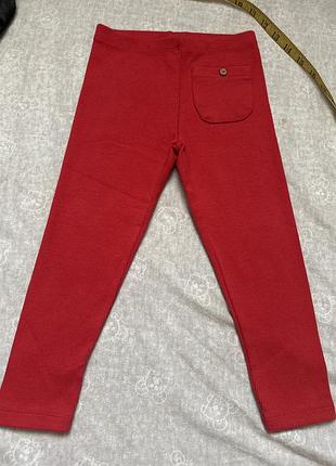 Червоні лосини zara