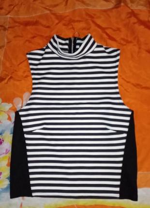 Топ футболка полоса