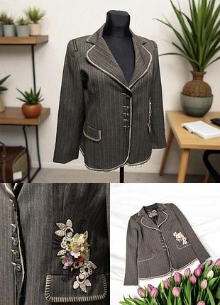 🌺 стильный жакет с карманами и вышивкой — fueco woman для ярких образов 🌷👗