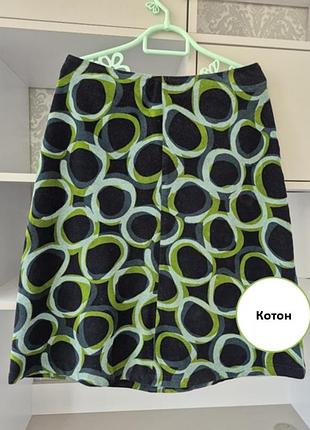 Стильная, коттоновая женская юбка миди hobss