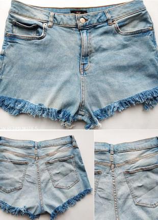 Джинсові шорти з високою посадкою f&f