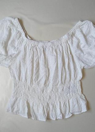 Кофточка блуза из прошвы 100% вискоза