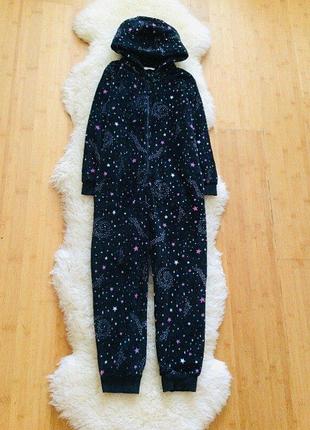 Marks&spencer флісовий кігурумі, піжама 6-7 рок. дві штуки в наявності. зірки і сузіря.