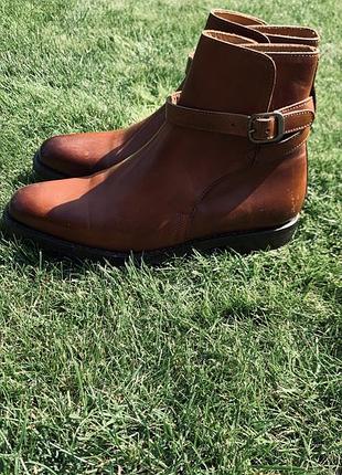 Женские кожаные ботинки, - john spencer made in england, 36, 5 ( 23,5 см)