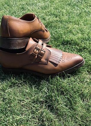 Mssimo dutti. кожанные туфли