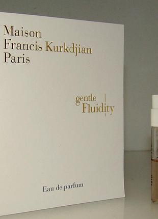 Пробник maison francis kurkdjian gentle fluidity gold. оригинал.