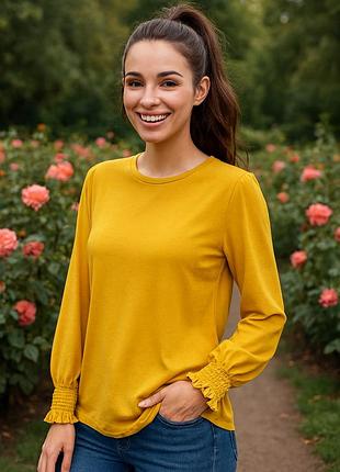 Реглан кофточка з віскози з довгими рукавами розмір 2xl (52)