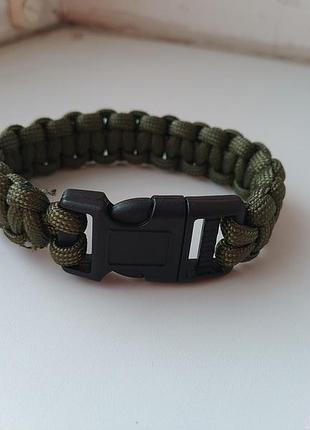 Браслет із паракорду плетеної мотузки для кемпінгу 21 см