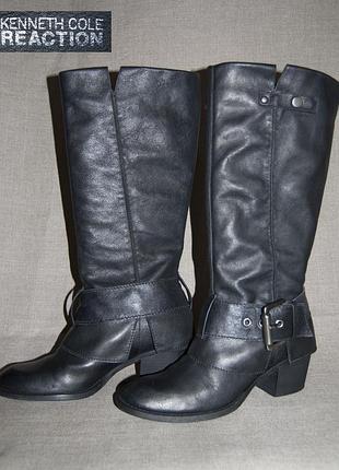 Демісезонні шкіряні чоботи