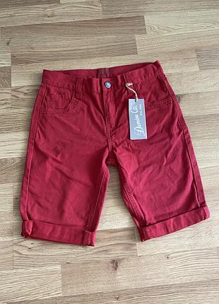 Шорти яскраві червоні denim co