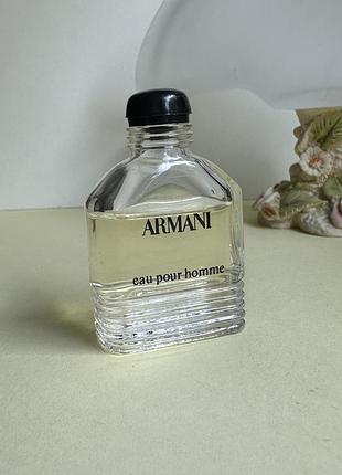 Giorgio armani eau pour homme туалетна вода вінтаж  оригінал мініатюра!