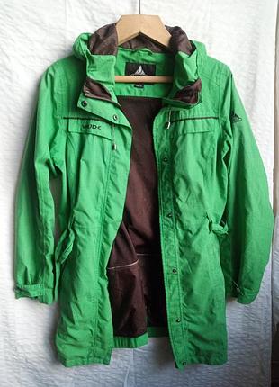 Удлиненная весенняя куртка vaude, есть ряд нюансов