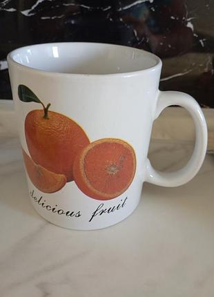 Кружка апельсин новая