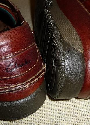 Комфортные качественные мокасины-топсайдеры "clarks-active air" р-45