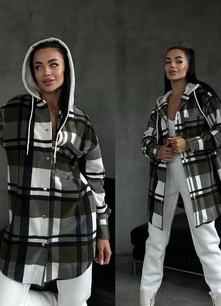 Женская флисовая рубашка(42-52)