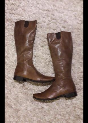 Брендовые кожаные женские сапоги итальянской фирмы vic matie,оригинал,б/у