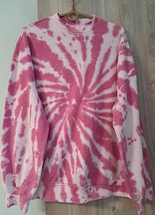 Рожевий тай-дай світшот