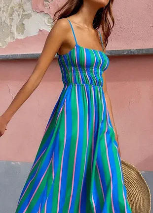 Новое длинное летнее платье-сарафан