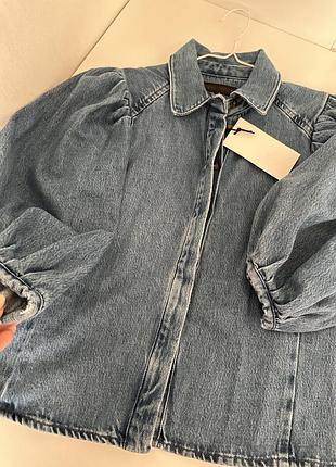 Джинсова сорочка zara