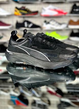 Кроссовки puma voyage nitro 3 размер 46 чёрные трекинг демисезонные