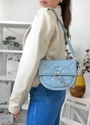 Распродажа 🏷 повседневная маленькая стеганая сумка на плечо с цепочкой полукруглая